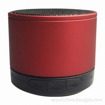 FM Radio Bluetooth Speaker with Mic FM TF Card Slot for Laptops, Mobile Phones, MP3 Players